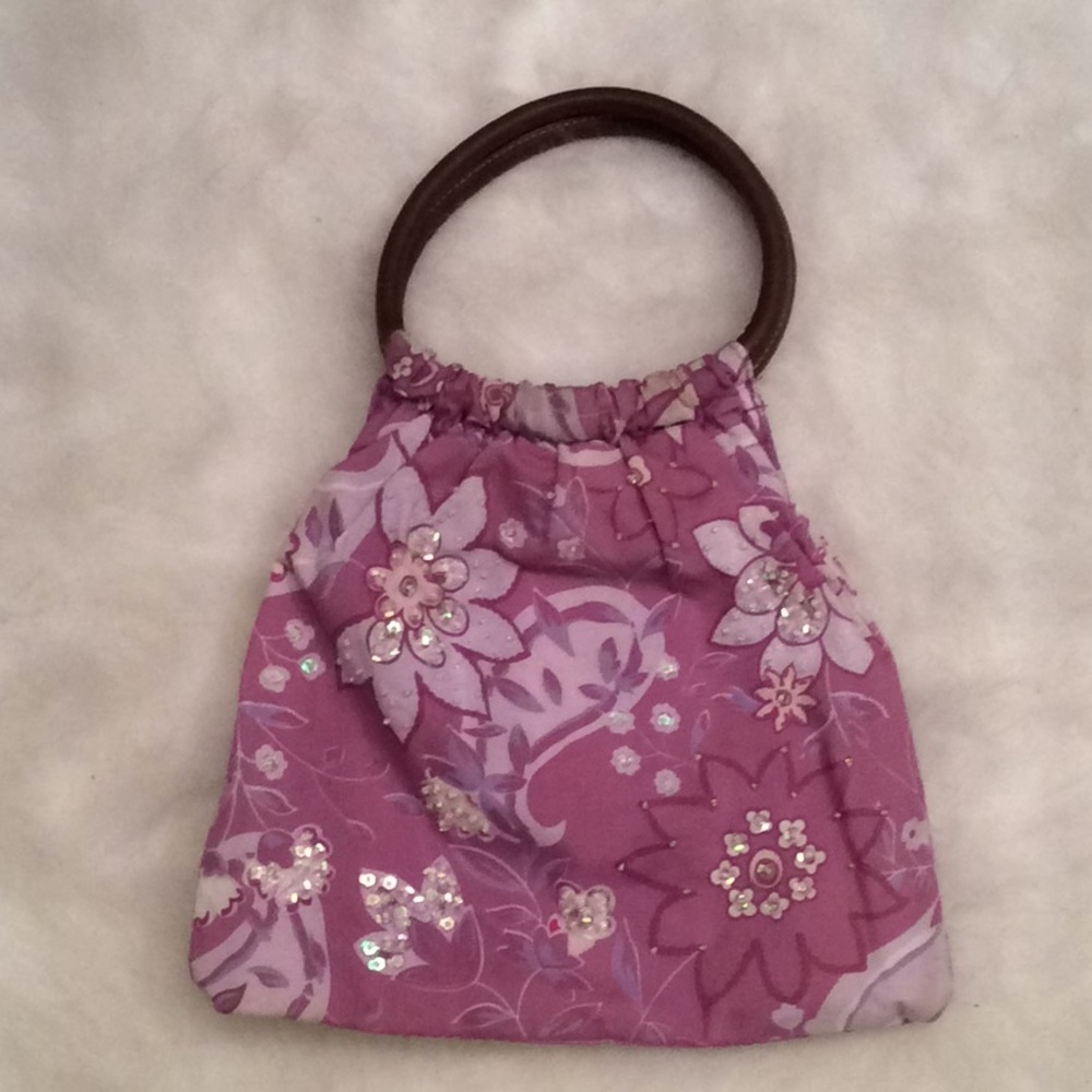 Mossimo Purple Sequin Purse